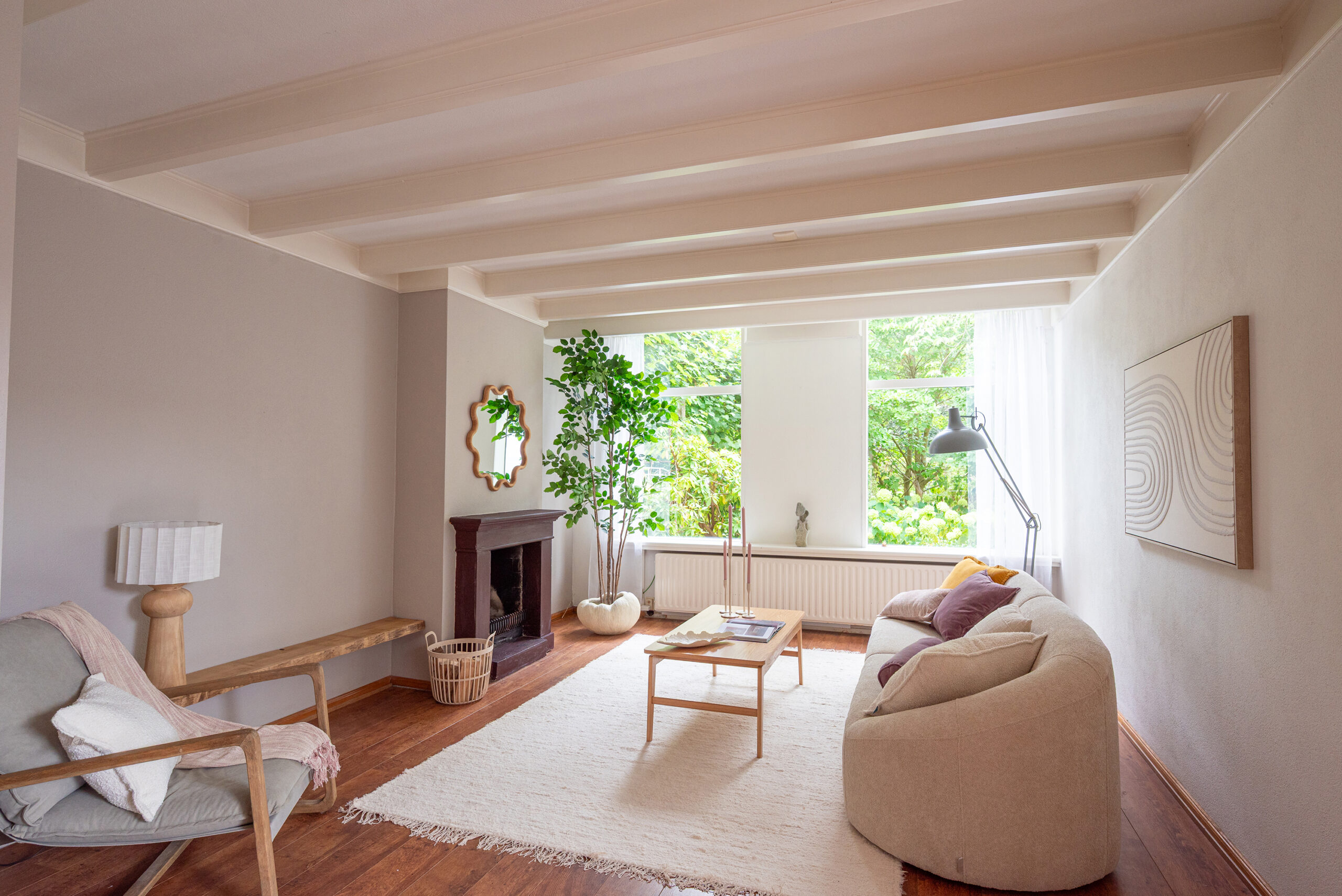 voor en na foto interieur staging