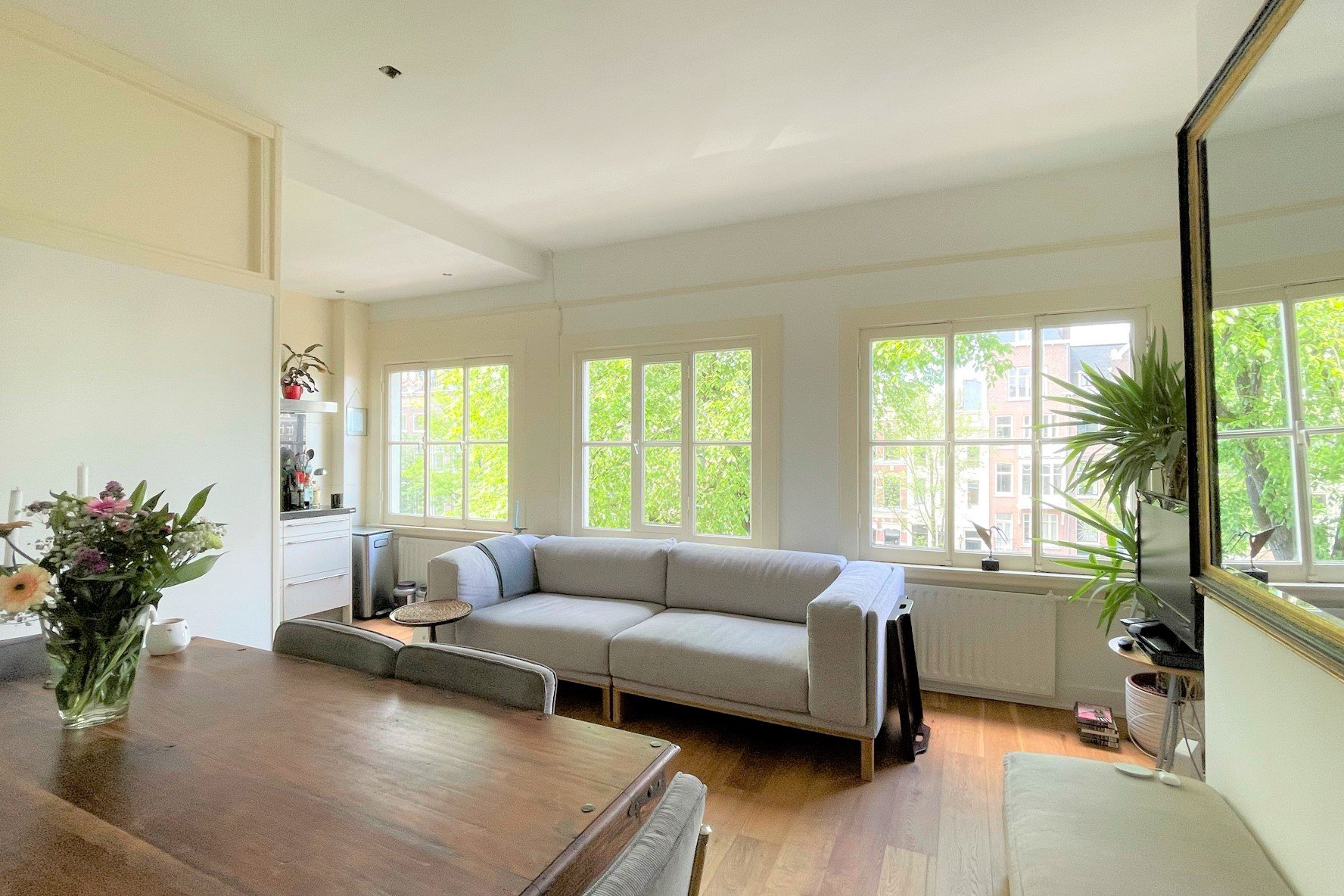 voor en na foto interieur staging