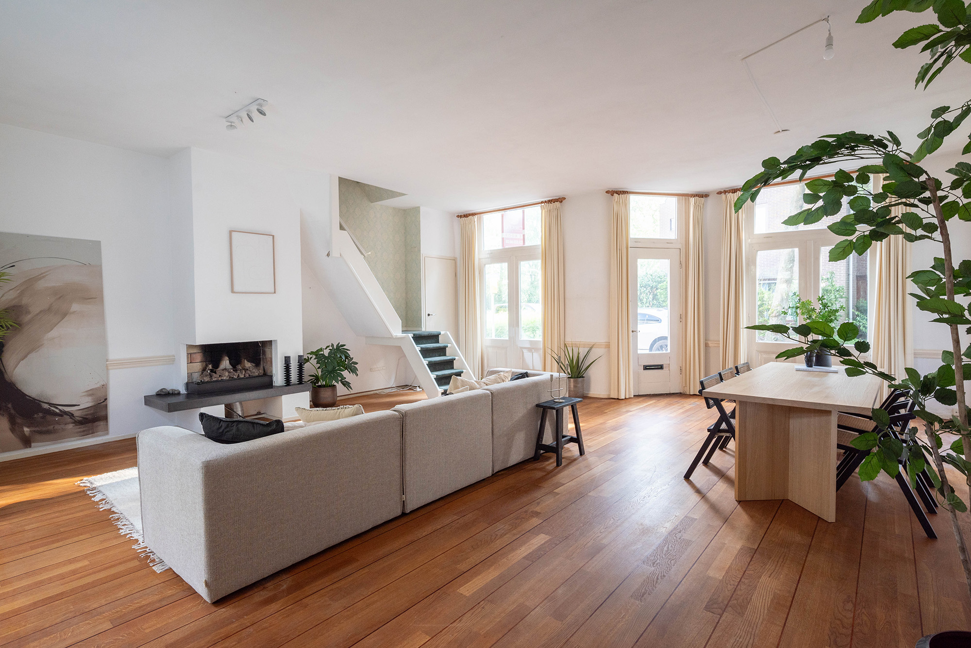 voor en na foto interieur staging