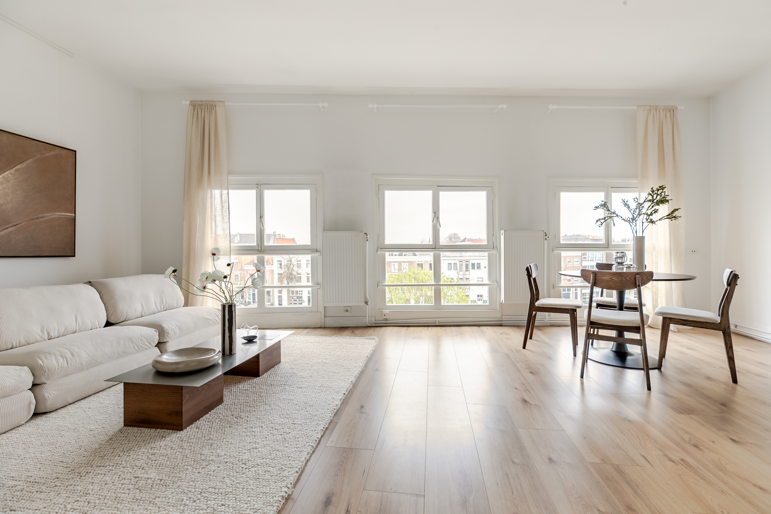 voor en na foto interieur staging